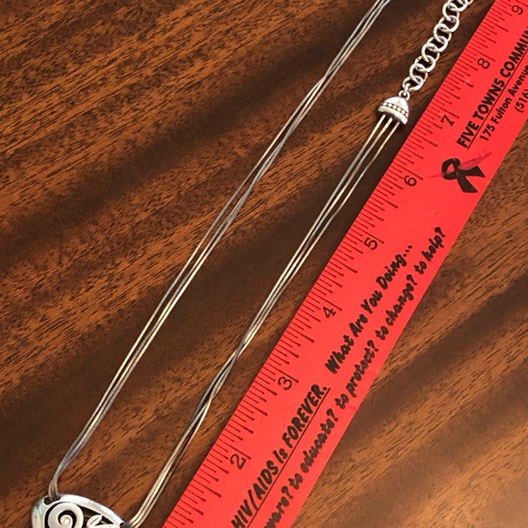 Brighton retired EVE DELIGHT short leaf Swarovski crystal necklace - Picture 11 of 11